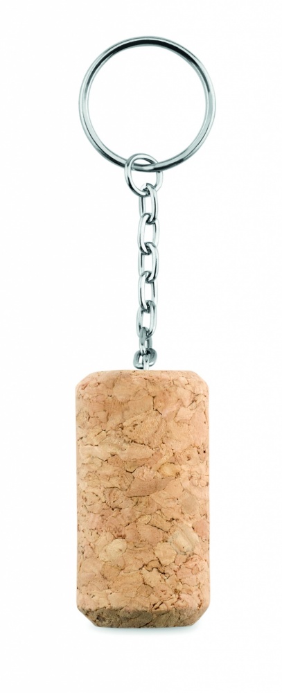 Logo trade promotional item photo of: Wine cork key ring Sigulda